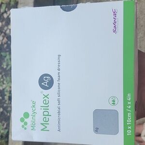 Mepilex Ag - 4" x 4" (10 x 10cm) - Box of 5